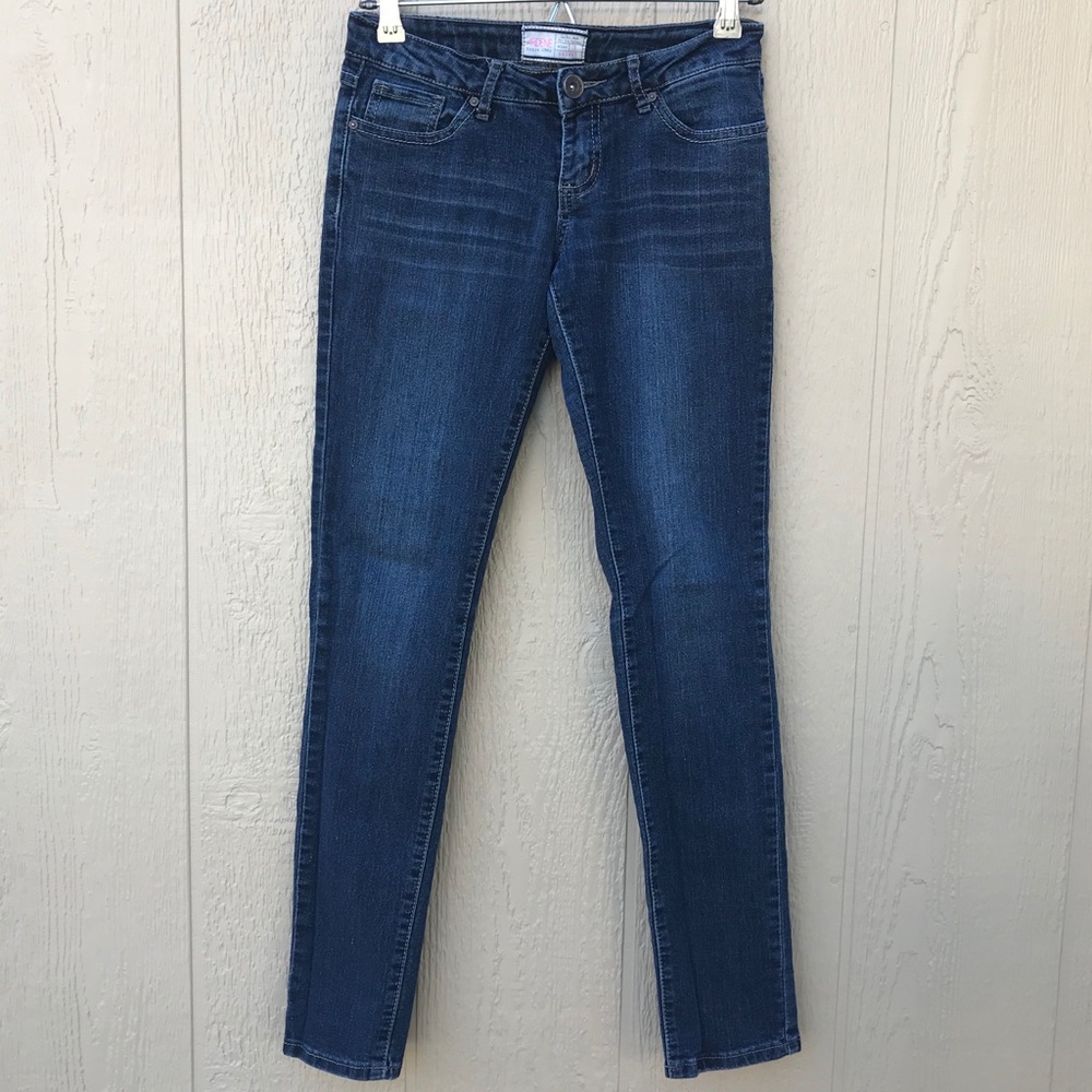 [Ardene] Dark Wash Low Rise Skinny Jeans Juniors 3